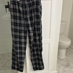 Polo Ralph Lauren Men’s Black & White Plaid Lounge Pants